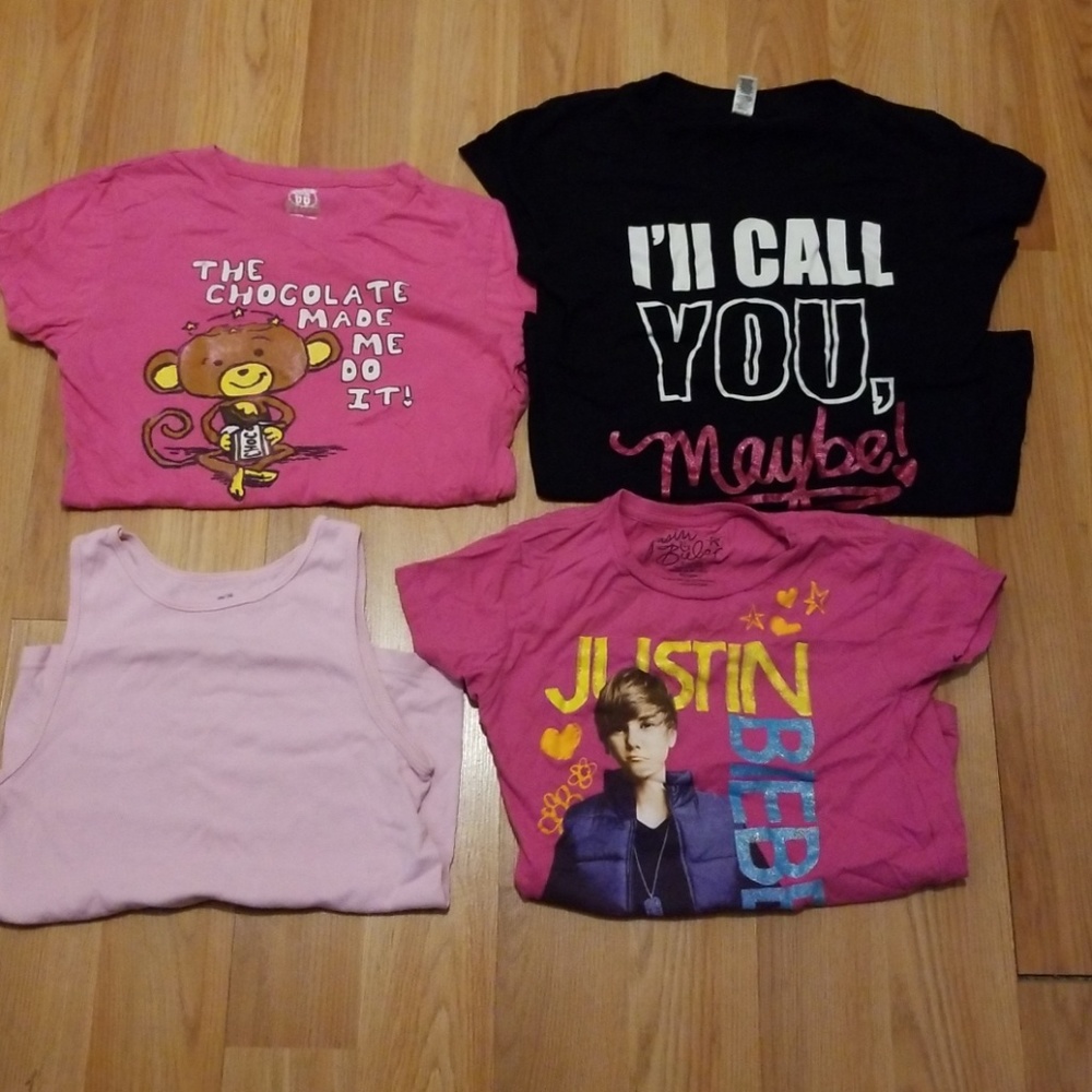 Girls Summer shirts bundle